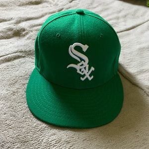green irish chicago white sox fitted hat